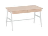 Artiss Computer Desk Drawer Cabinet Oak 100CM MET-DESK-308-OA