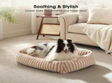 Dog Bed Soft Dog Bed Rabbit Velvet Dog Bed Teddy Fabric Dog Bed Cozy Dog Bed - Gray - Size 25in*21in V1107-GRY-25IN