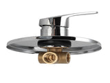 Concealed Shower Faucet Hot Cold Water Rust Proof Wall Mounted Mixer Tap for Home Hotel V1294-YM0715-3112220047511