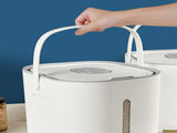 Large Capacity Storage Container with Handle - Airtight, Press-to-Open Design for Convenient V888-ELOSUNG15933