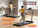 Everfit 3 in 1 Walking Pad Treadmill 12% Incline Under Desk Foldable Treadmills for Home Gym With TMILL-380H-2INC-BK