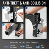 VEVOR Adjustable Trailer Hitch, 6" Rise & Drop Hitch Ball Mount 2" Receiver 22,000 LBS Rating, 2 and V952-TZT2INCH6INCHKW2BV0