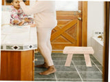 Solid Wood Bench Shoe Stool Wooden Stool Wooden Stool Wooden Helper Stool Table Feet Rest Desk V1192-AZ-W-11121