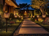 10 Pack Solar Torch Lights 96 LED Flickering Lighting Dancing Flame Garden Lamp V63-825821