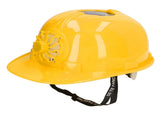 Hard Hat with Solar Fan Plastic Ventilated Safety Helmet Breathable Hard Cap with Removable Lining V1294-YM0901-3111230238113