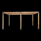 Roof Pergola Gazebo Shed Matte Black Steel Brackets and Coffee Screen DIY Kits V63-848281