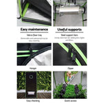 Green Fingers Grow Tent 120x60x150CM Hydroponics Kit Indoor Plant Room System GT-D-120X60X150