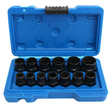 Nut Extractor Socket 1/4-11/16" and 8mm-19mm Nut MH6019 13PCS NUT BOLT EXTRACTOR SOCKET SET V1366-AZ2-W-19069