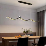BAMDECOR A2575 Modern Design Linear LED Ceiling Light for Dining Room Office Kitchen Living Room V255-BAM-A2575