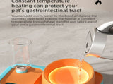 Blue and Orange Cat & Dog Feeding Station with Water Dispenser Elevated Stainless Steel Pet Bowl V888-ELOSUNG53316