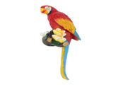 Parrot Sculpture Resin Bird Figurine Half Face Hanging Sculpture for Wall Tree Living Room Balcony V1294-YM0901-3111250017111