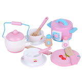 Kids Wooden Kitchen Tea Set Pretend Play V510-FUN014