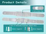 Plus Size Back Brace for Lower Back Pain, Breathable Obese Belly Support for Sciatica, Back Pain, V1369-AZ3-W-18750