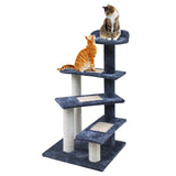 i.Pet Cat Tree 100cm Scratching Post Scratcher Tower Wood Condo House Trees Bed PET-CAT-WT02-GR