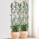 2 Packs Metal Garden Trellis for Climbing Plant Support 87x20 in Rustproof V952-HPJHX2JTH87W13N5YV0