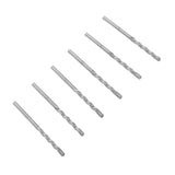 50PCS 1/8 Inch Drill Bits High Speed Steel Spiral Saw Bit Set for Wood and Plastic Cutting Silver V1294-YM0901-3114240123411