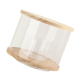 Action Figure Display Case Rotating Base Dustproof Waterproof Acrylic Action Figure Cabinet for V1294-YM0703-3117230121711