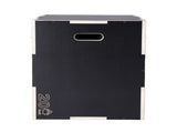 3 in 1 Plyometric Jump Box, 30/24/20 Inch Wooden Plyo Box, Platform & Jumping Agility Box, Anti-Slip V952-SHYTX302420YJ3BI5V0