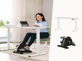 Artiss 120cm Electric Standing Desk with Mini Peal Exercise Bike Home Office SDPE-ET157-120WH-012