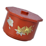 1Set Japanese Style Red Miso Soup Tureen Drop Resistant Kitchen Supplies V1370-AZ4-09691