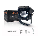 Motorcycle LED Pods Auxiliary Driving Fog Lights Whiteyellow LED Spotlight Projector Work Light V1192-AZ-W-3365