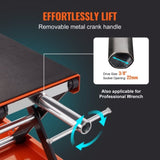 VEVOR Motorcycle Scissor Jack Lift 1100 lbs Wide Deck Hoist Stand for ATVs Bike V952-MTCSJJCSB1100QMRIV0