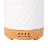 Essential Oil Diffuser Ceramic Wood Grain Aromatherapy Diffuser Scent Cool Mist Humidifier with V1294-YM0901-3113260016611