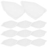 Home Use White PP Weighing Trays Lightweight for Mixing and Measuring 100Pcs V1369-AZ3-W-20019