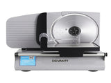 Devanti Meat Slicer Bread Vegetable, 200W Power 0-15mm Adjustable Easy Clean Stable Stainless Steel FS-190-20A-SS