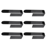 6PCS Hat Racks for Baseball Caps Acrylic Wall Mounted Self Adhesive Hat Storage Holder Wall Hat Hook V1294-YM0901-3116240033111