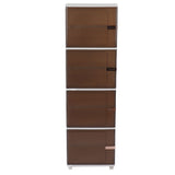 Collapsible Storage Bins Large Capacity Movable Dustproof Stackable Closet Organizer Bins with V1294-YM0901-3116230015814