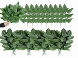 Artificial Leaf Fern - Artificial Fern Leaves Stem Faux Greenery Plant for Cemetery Grave Headstone V1366-AZ2-W-14641
