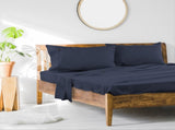 1000TC Cotton Rich SHEET SET - QUEEN V441-SS4056NVYQB