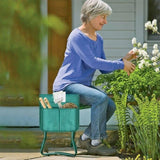 XXL Garden Kneeler Seat Stool with Pocket, 150kg Load V178-66983