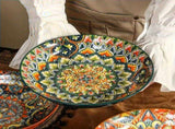 Ceramic Dinner Plates 4-Piece Set Unique Design High-Quality Ceramic Versatile - Multi - Size Pack V1106-DSZ-XXX-NNN-MLT-PACKOF4PIECES