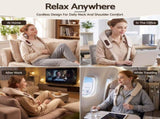 Livemor Neck Massager with Heat Pillow Shiatsu Shoulder Back Massager Pain Relief Tissue Kneading NECK-MASSAGE-02-GYBG