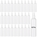 42PCS Spray Bottles, White Fine Mist Cleaning Bottles, Empty Refillable Atomizer Containers, V1192-AZ-W-18357