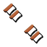 Beechwood Pot Handle Replacement Comfortable Grip Heatresistant 2Pcs V1369-AZ3-W-17378