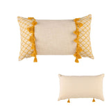 Accessorize Eleni Ochre Rectangular Filled Cushion 30cm x 50cm V442-HIN-CUSHION-ELENI-OCHRE-RE