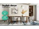 Artiss Rug 200x290cm Area Rug Washable Mat Large Carpet Soft Short Pile Poca FLR-4233-200X290-BG-GR