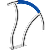 Pool Handrail, 30" x 30" Swimming Pool Stair Rail, 2 PCs Stainless Steel Stair Pool Hand Rail Rated V952-BXGY30X302PCSXI6UV0