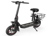 VALK Electric Scooter with Seat, Disc brakes, 12" Tyres, AU Compliant, for Adults, Teens, Commuter, V219-TRNESCVAM3KA