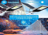 Solar LED Street Light Black Waterproof Outdoor Flood Lamp with Remote Control V178-59203