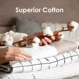 Royal Comfort 1000TC Cotton Blend Quilt Cover Sets King - Pebble ABM-204867