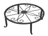 Single Layer Iron Plant Stand Floor Standing Simple Low Plant Stand Balcony Living Room Flower V1294-YM0717-3111220212115