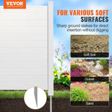Outdoor Privacy Screens, 50" W x 50" H Air Conditioner Fence, Pool Equipment Enclosure, Horizontal V952-PVCYSWLMB50XGXYIGV0