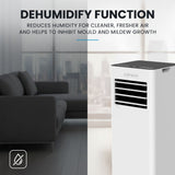 CARSON 2.05kW Portable Air Conditioner, with Fan & Dehumidifier Mode, Remote Control, 24hr Timer, V219-COLPACCA2C2A