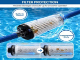 HydroActive Pool Leaf Canister Inline Debris Catcher for Suction Pool Cleaners PLC-PWF-02B