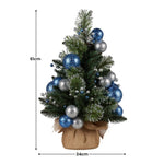 61cm Blue Collection Tabletop Pre-Lit Christmas Tree 112_SENBC102