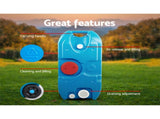 Weisshorn 40L Portable Wheel Water Tank Camping Caravan Storage Blue CAMP-TANK-40L-BLUE